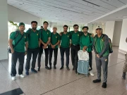 رائزنگ اسٹار ایشیا کپ جیتنے والی پاکستانی ٹیم وطن واپس پہنچ گئی