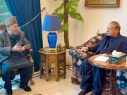 صدر مسلم لیگ ن  نواز شریف سے سینیٹر حافظ عبدالکریم کی ملاقات 