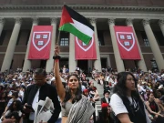 ہارورڈ یونیورسٹی میں طلبا نے اسرائیل مخالف اور فلسطین کے حق میں مظاہرہ کیا تھا
