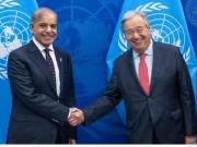 وزیراعظم کی انتونیو گوتریس سے ملاقات، پاکستان میں بیرونی حمایت یافتہ دہشتگردی کا معاملہ اٹھا دیا