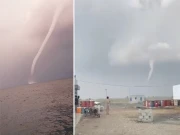 بلوچستان کے ساحلی علاقے میں 6 سال بعد لینڈ اسپاؤٹ دیکھا گیا