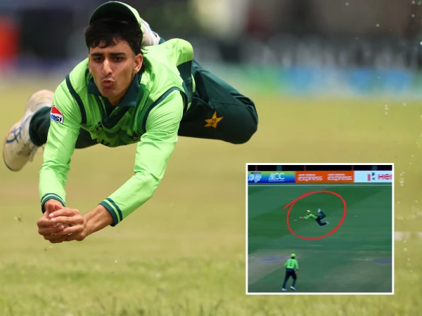 Pakistan s Ahmed Hussain s Brilliant Catch In The Match Against 