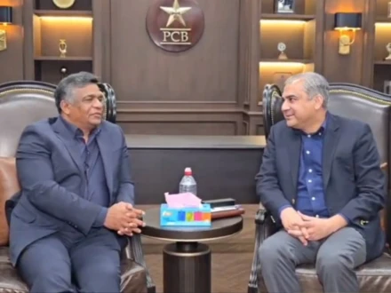 بی سی بی صدر اور آئی سی سی وفد کی محسن نقوی سے ملاقات، پاک بھارت میچ کے متعلق اہم پیشرفت متوقع