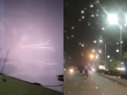 کراچی کے مختلف علاقوں میں تیز ہواؤں اور گرج چمک کیساتھ موسلا دھار بارش