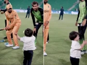 بابراعظم اور شاہین آفریدی کے بیٹے کے درمیان میچ کی دلچسپ ویڈیو وائرل