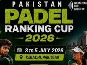پاکستان پیڈل رینکنگ کپ ٹورنامنٹ کا کراچی میں 3 جولائی سے  آغاز، فائنل 5 کو ہوگا