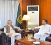 نائب وزیراعظم اسحاق ڈار سے برطانوی دارالامرا کے رکن لارڈ عامر کی ملاقات 