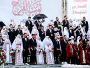 غزہ میں طویل دُکھوں کے بعد خوشی کا موقع؛ 54 جوڑوں کی اجتماعی شادی