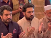 وزیر اعلیٰ خیبر پختونخوا کی ہنگو دھماکے میں شہید ایس پی اسد زبیر کے گھر آمد 