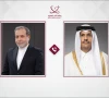 ایرانی وزیرخارجہ کا قطری وزیراعظم کو ٹیلی فون