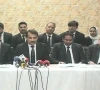 سپریم کورٹ کے حکم پر عمل نہیں ہوا تو دھرنا دیں گے، وکلا رہنماؤں کی پریس کانفرنس 