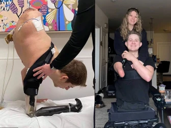 18 سالہ نوجوان 2019 میں ایک حادثے میں نچلا دھڑ اور بازو گنوا چکا ہے