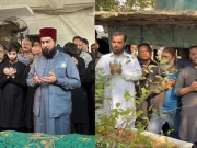 معروف سیاسی رہنما ڈاکٹر عمران فاروق کی اہلیہ کی نماز جنازہ ادا، اہم شخصیات کی شرکت