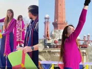 امریکی سفاتخانے کی ڈپٹی چیف آف مشن اور برطانوی ہائی کمشنر نے بھی پتنگ اُڑائی 