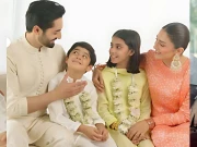 عائزہ خان اور دانش تیمور کی بیٹی کی روزہ کشائی؛ تصاویر وائرل 