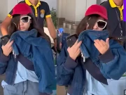 متنازع لباس کیلیے مشہور عرفی جاوید نے فوٹوگرافر کو دیکھ کر منہ کیوں چھپالیا؟