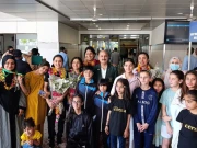 آسٹریلین جونیئر اوپن اسکواش میں کامیابی کے بعد علی سسٹرز وطن واپس پہنچ گئیں