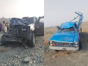 تربت سی پیک روڈ پر ٹریفک حادثہ، 3 افراد جاں بحق، 1 شدید زخمی