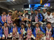 سنگا کپ 2025 میں تاریخی کامیابی کے بعد لیاری کی فٹبال ٹیم پاکستان پہنچ گئی