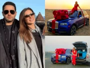 نرگس فخری کو سالگرہ پر شوہر کی جانب سے قیمتی رولز روئس کا تحفہ