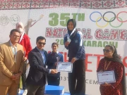 نیشنل گیمز: نورین فاطمہ نے  1.53 میٹرز کی چھلانگ لگا کر گولڈ میڈل جیت لیا