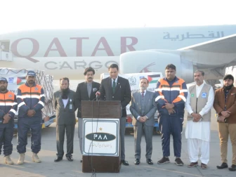 پاکستان نے فلسطینی بہن بھائیوں کیلئے 100 ٹن امدادی سامان روانہ کردیا