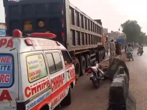 Karachi: A teenage boy riding a motorcycle was crushed to death by a trailer in Steel Town.