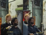 ایڈ شیرین کے ارجیت سنگھ کے ساتھ موٹر سائیکل پر سیر سپاٹے، ویڈیو وائرل 