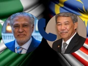 ڈپٹی وزیراعظم اسحاق ڈار کا ملائیشین ہم منصب سے ٹیلیفونک رابطہ