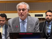 نیویارک میں اسحاق ڈار کا او آئی سی کے سفرا سے خطاب، فلسطین و کشمیر کے لیے پاکستان کے عزم کا اعادہ