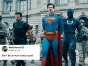 سپرمین کی نئی فلم پر اسرائیل مخالف اور فلسطین حامی مناظر کا الزام