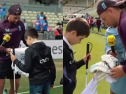 جو روٹ نے کرکٹ فینز کے دل جیت لیے، نابینا مداح سے ملاقات کی ویڈیو وائرل