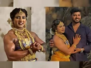 باڈی بلڈر بھارتی خاتون کی شادی کی تصاویر وائرل؛ سب دنگ رہ گئے  