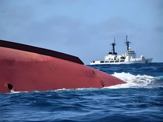 ایرانی بحری جہاز سری لنکا میں ڈوب گیا