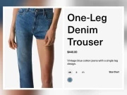 ایک ٹانگ والی عجیب و غریب جینز متعارف