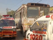 کورنگی نمبر 4 میں بس کی ٹکر سے خاتون جاں بحق