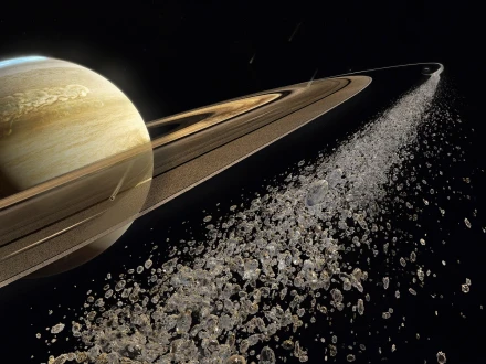 سیارہ زحل کے گرد کنارے کیسے وجود میں آئے