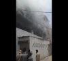 کراچی میں تولیے کی فیکٹری میں آتشزدگی