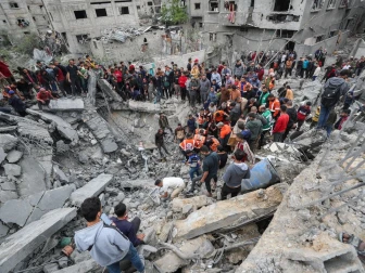 غزہ میں عمارت کے ملبے تلے 19 فلسطینیوں کی لاشیں نکال لی گئیں