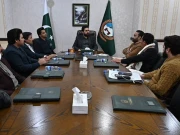 وزیراعلیٰ خیبر پختونخوا سے کراچی کے وفد کی ملاقات، دورہ سندھ پر تبادلہ خیال