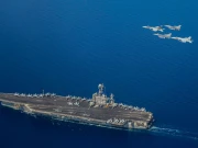 مشرق وسطیٰ میں امریکی بی 52 طیارے، بحری  طیارہ بردارجنگی جہاز تعینات