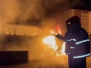 حیدرآباد، سی این جی فلنگ کے دوران وین میں دھماکہ، 8 مسافر زخمی