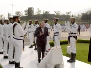 صدر مملکت کا نیول ہیڈ کوارٹرز کا دورہ، معرکہ حق میں نیوی کے غیر متزلزل عزم کو سراہا