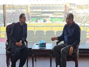 قذافی اسٹیڈیم میں چیئرمین پی سی بی اور میئر کراچی مرتضی وہاب کے درمیان ملاقات