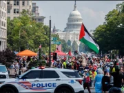 واشنگٹن میں فوج کی تعیناتی کے خلاف ہزاروں افراد کا احتجاج