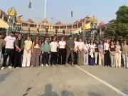 ویمنز ورلڈ کپ کوالیفائرز کیلئے آئی غیر ملکی خواتین کھلاڑیوں کا واہگہ بارڈر کا دورہ