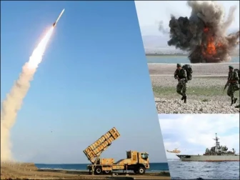 ایران نے آبنائے ہرمز میں جاری فوجی مشقیں بند کردیں