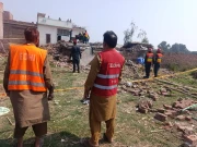 شرقپور میں دھماکے سے دو گھر زمین بوس، ایک شخص جاں بحق