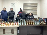 نیوایئر نائٹ پر سپلائی کیلیے لائی گئی شراب کی بڑی کھیپ پکڑی گئی