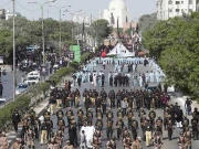 کراچی، 10 محرم الحرام کے مرکزی جلوس کی سیکیورٹی کے سخت انتظامات